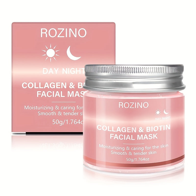 50g Biotin Collagen Day & Night Mask, Hydrates, Keeps Skin