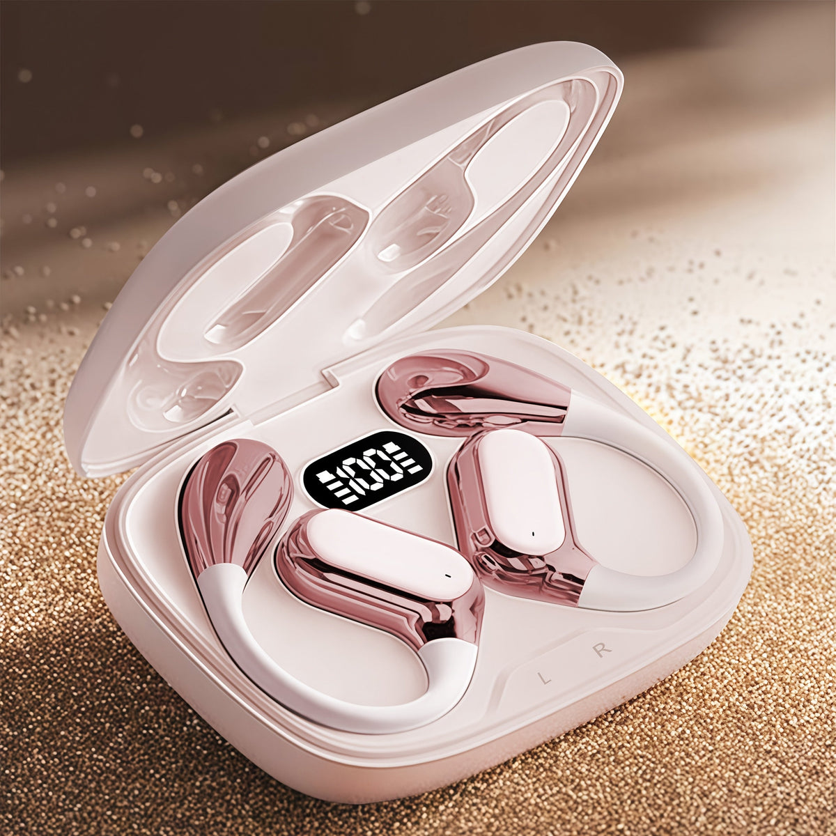 2026 True Wireless Open-Ear Earbuds – Bluetooth 5.4 TWS, HiFi Bass, HD Calls