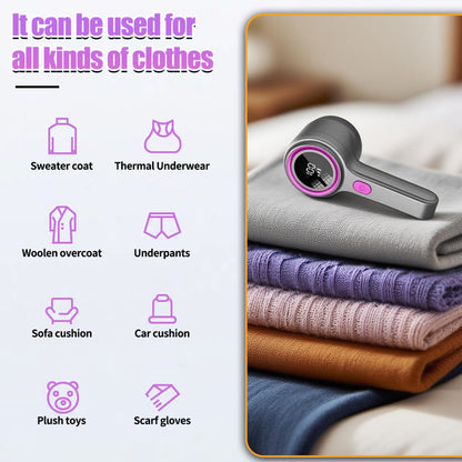 2026 Upgraded USB-C Rechargeable Electric Lint Remover | Fabric Shaver with LED