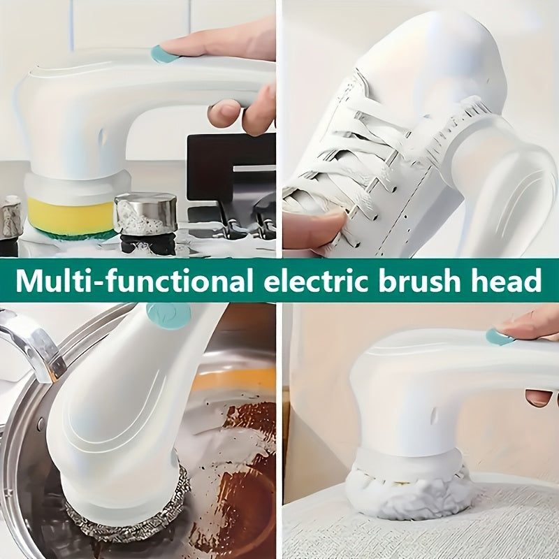 Electric Rotating Cleaning Brush – USB Rechargeable