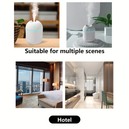Mini Air Humidifier & Aroma Diffuser with LED Night Light