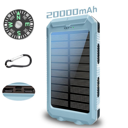 20000mAh Solar Power Bank