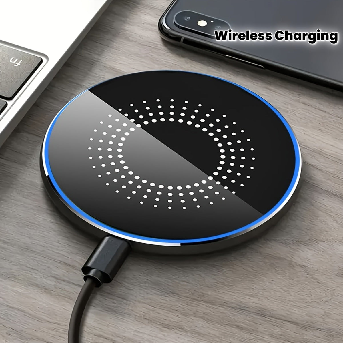 2026 Upgraded 15W Fast Wireless Charger Pad – Qi Wireless Charging Mat