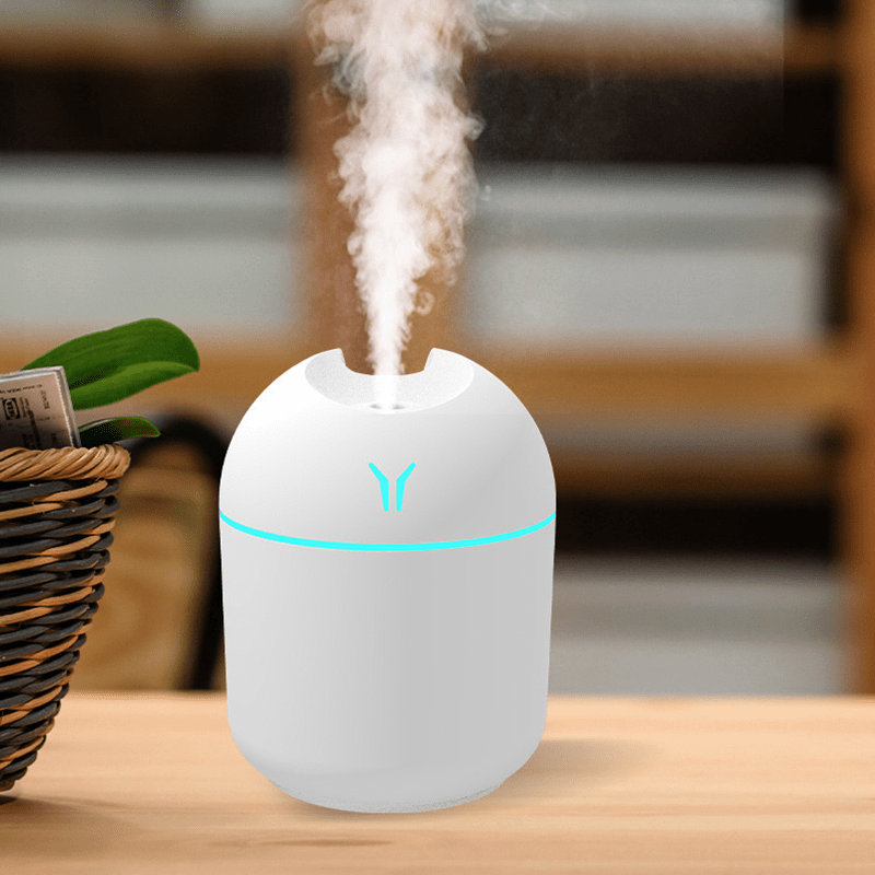 Mini Air Humidifier & Aroma Diffuser with LED Night Light