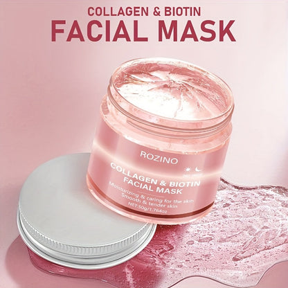50g Biotin Collagen Day & Night Mask, Hydrates, Keeps Skin