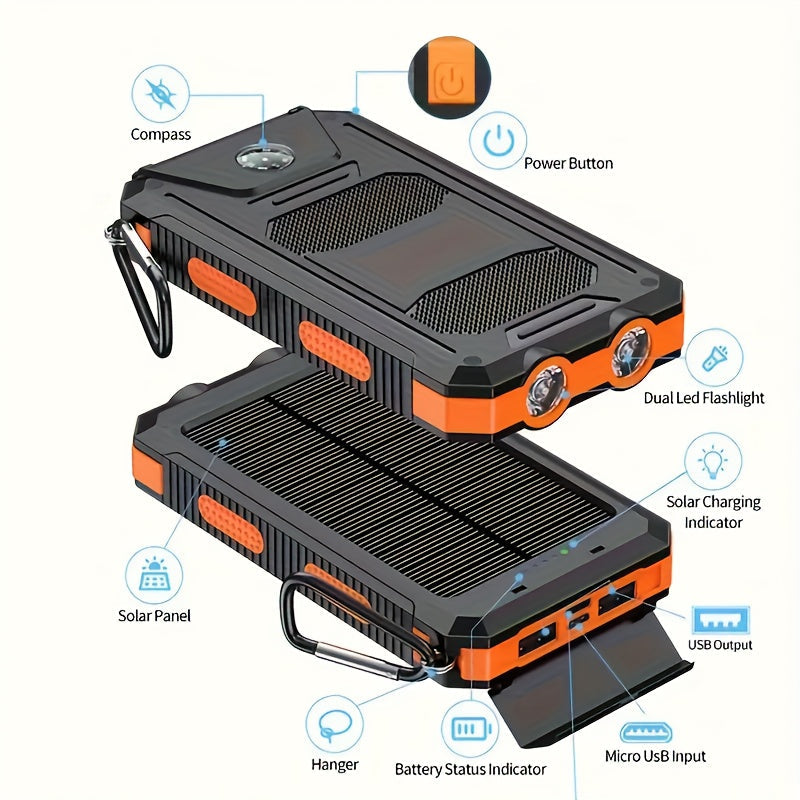 20000mAh Solar Power Bank