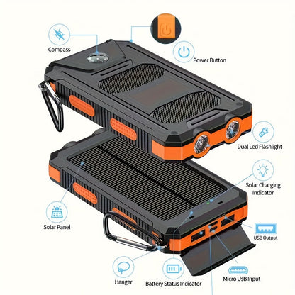 20000mAh Solar Power Bank