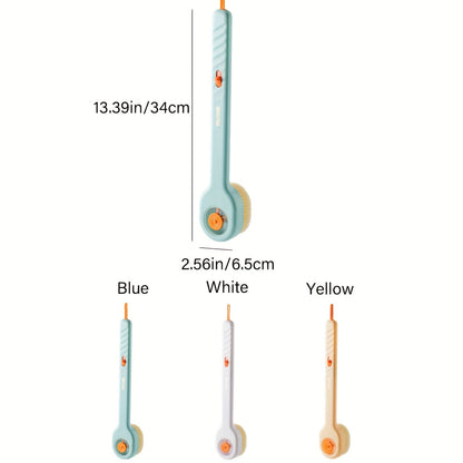 Liquid Bath Brush with Long Handle & Bath Ball