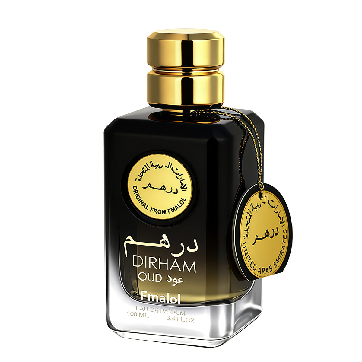 Dubai Oud Luxury Men's Eau De Parfum 3.4oz (100ml) – Long-Lasting Arabian Oriental Woody Cologne