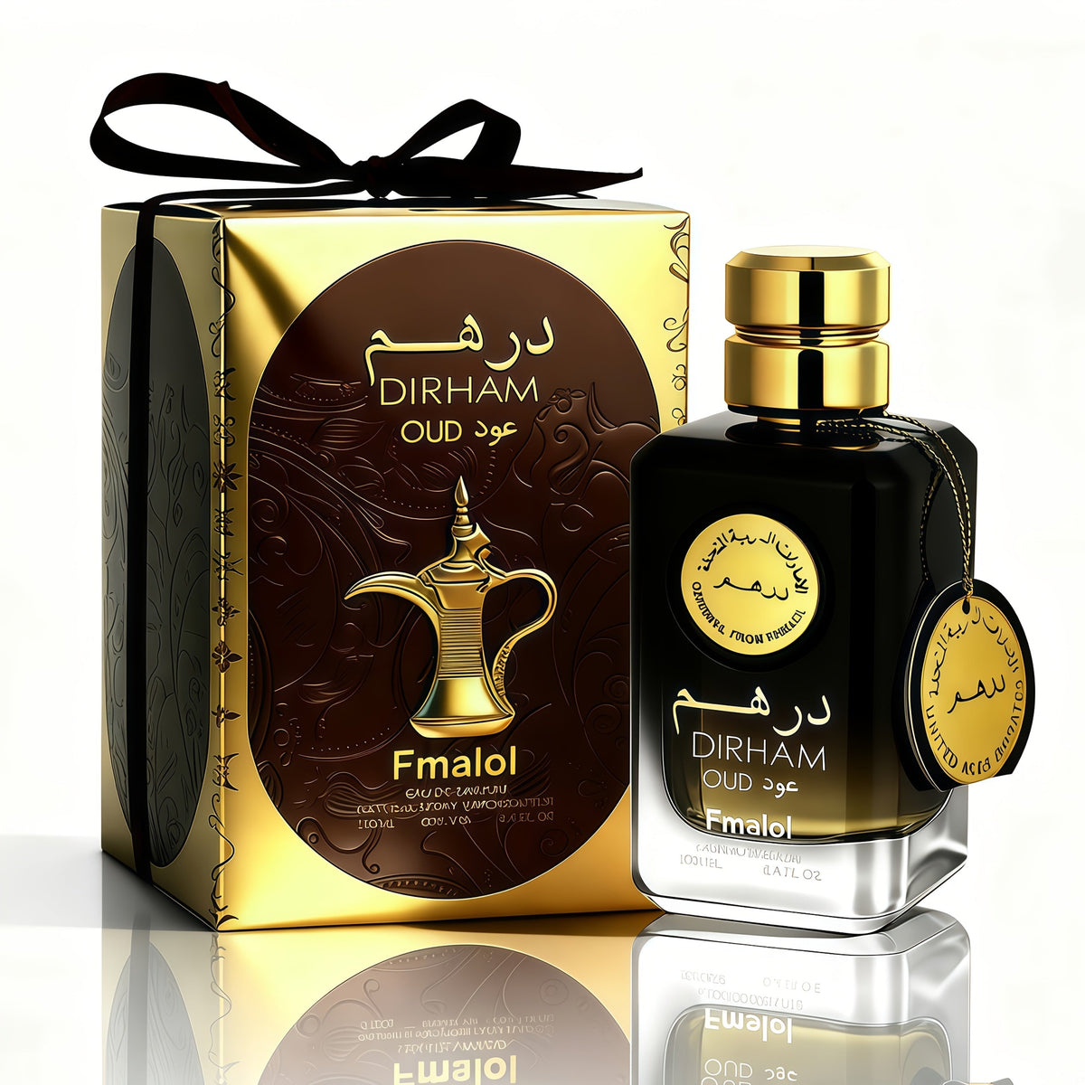 Dubai Oud Luxury Men's Eau De Parfum 3.4oz (100ml) – Long-Lasting Arabian Oriental Woody Cologne