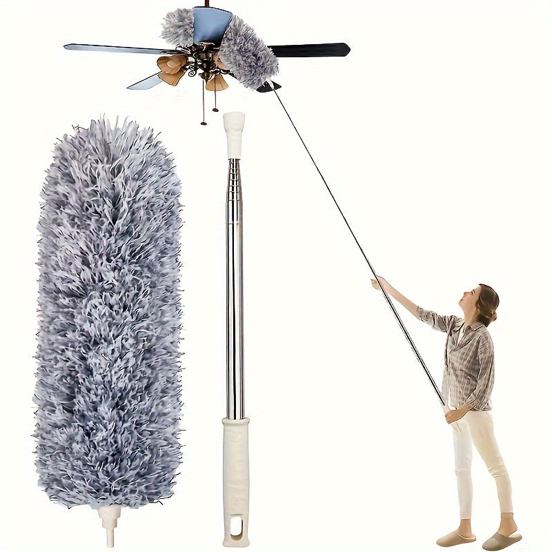 1PC Retractable Bendable Microfiber Duster