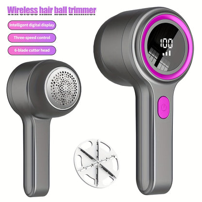2026 Upgraded USB-C Rechargeable Electric Lint Remover | Fabric Shaver with LED