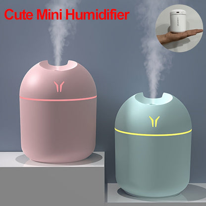 Mini Air Humidifier & Aroma Diffuser with LED Night Light