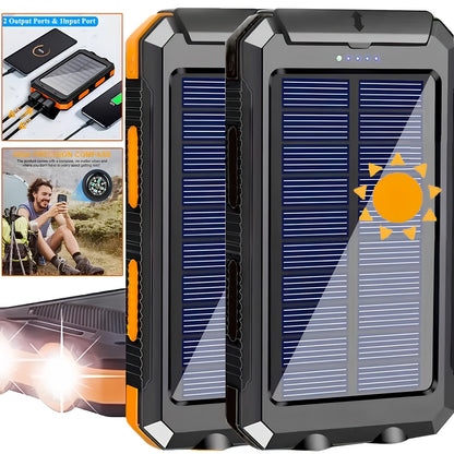 20000mAh Solar Power Bank