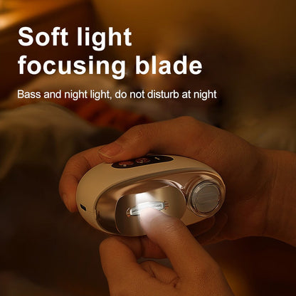 Smart Electric Nail Clipper 2-in-1 USB Rechargeable Nail Trimmer & Polisher