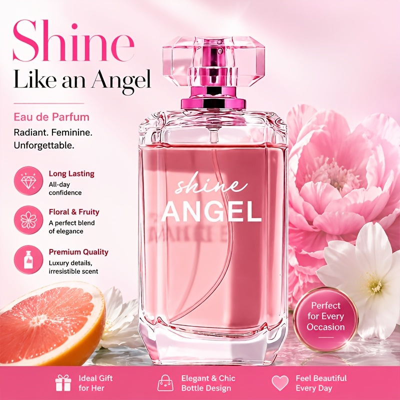 Women's Eau De Parfum 3.4 fl oz (100ml) – Long-Lasting Vanilla, Jasmine & Red Berries Fragrance
