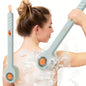 Liquid Bath Brush with Long Handle & Bath Ball