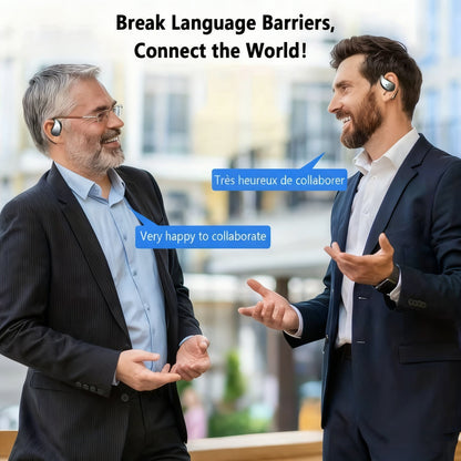AI Language Translator Earbuds, 156 Languages & Accents, Real-Time 3-in-1 Translation