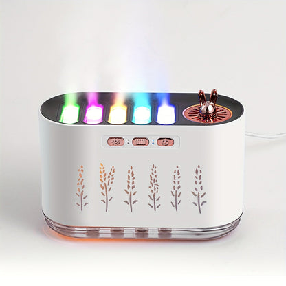 USB Rechargeable Aromatherapy Humidifier with 7-Color LED Lights