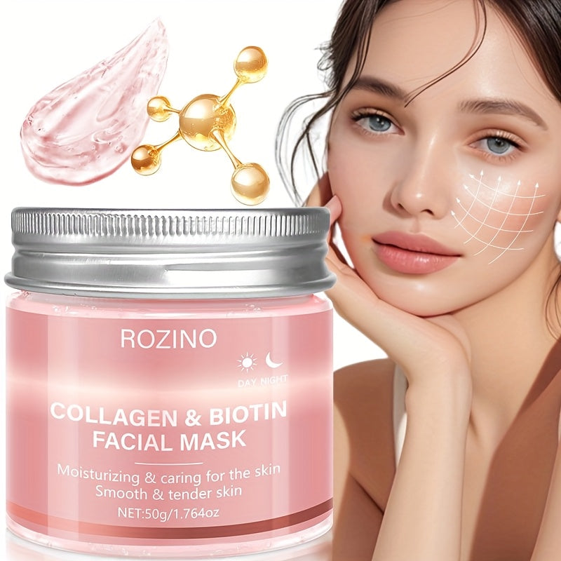 50g Biotin Collagen Day & Night Mask, Hydrates, Keeps Skin