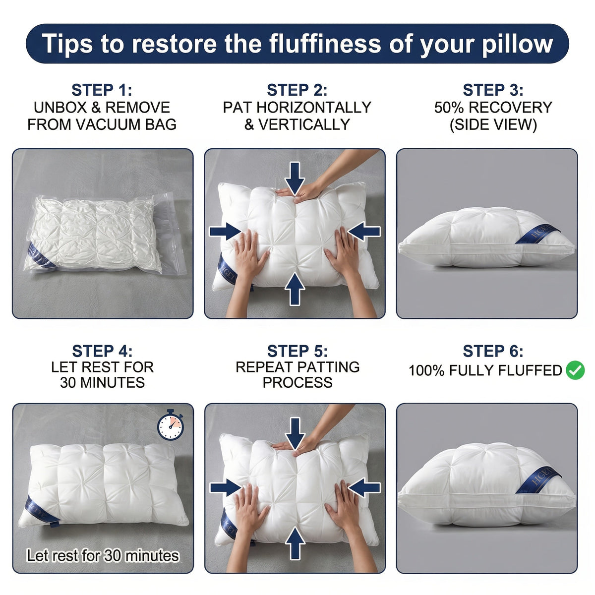 Buy 1 Get 1 Free Hotel Quality Pillows (2-Pack)