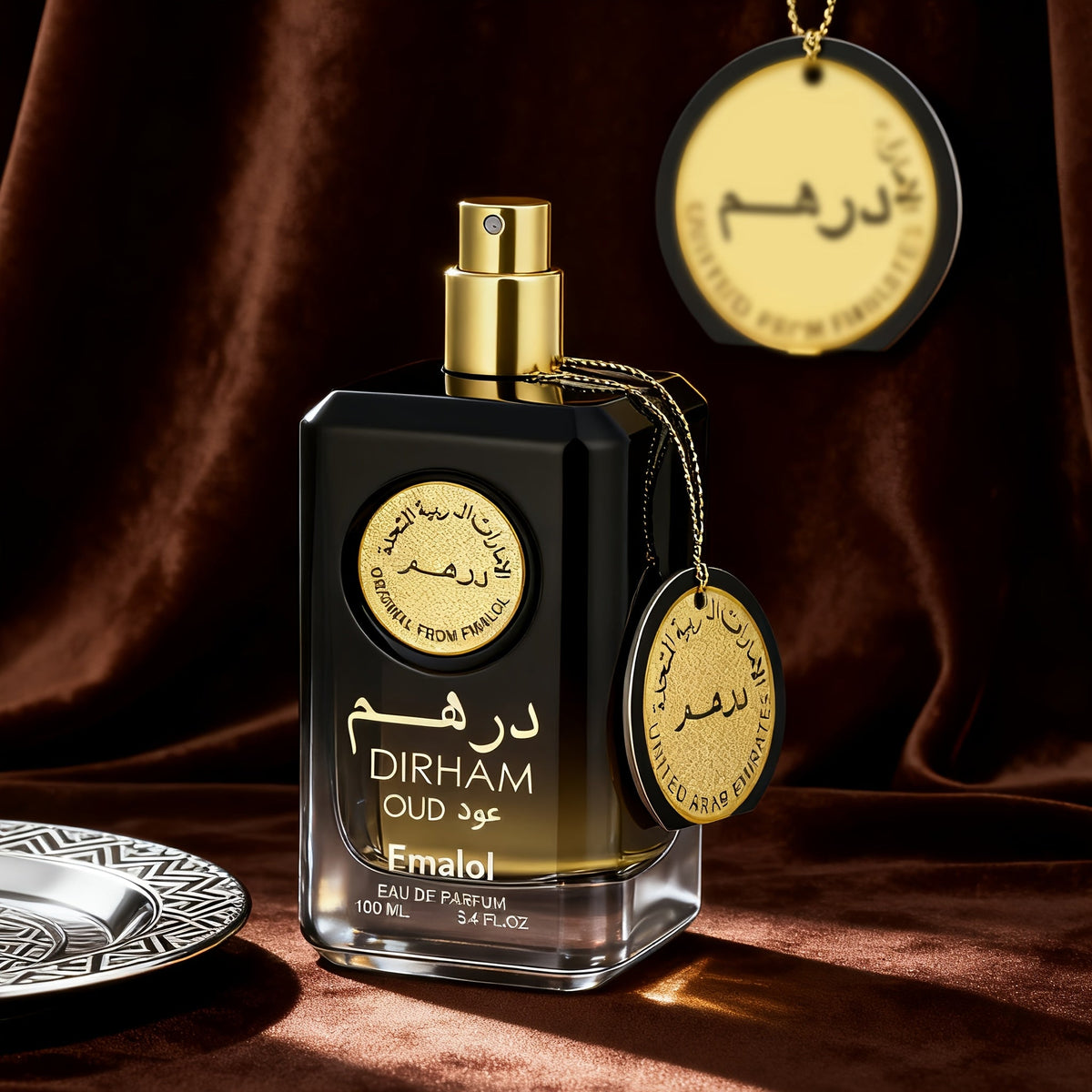 Dubai Oud Luxury Men's Eau De Parfum 3.4oz (100ml) – Long-Lasting Arabian Oriental Woody Cologne