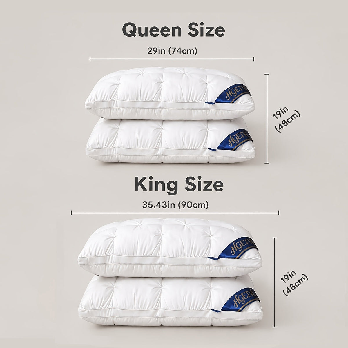 Buy 1 Get 1 Free Hotel Quality Pillows (2-Pack)