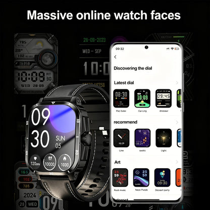 2026 New Smart Watch/Band Unisex - Wireless Call/Text/Multi-Sport