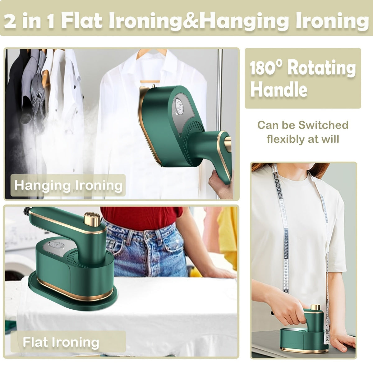 Mini Travel Steamer Iron for Clothes