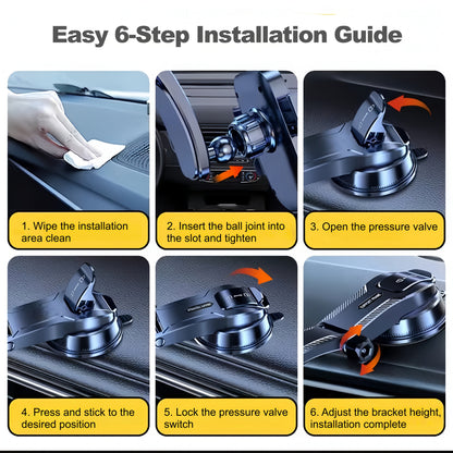 360° Rotatable Car Phone Holder Mount for Dashboard