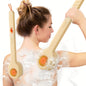 Liquid Bath Brush with Long Handle & Bath Ball
