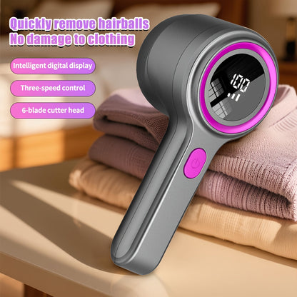 2026 Upgraded USB-C Rechargeable Electric Lint Remover | Fabric Shaver with LED