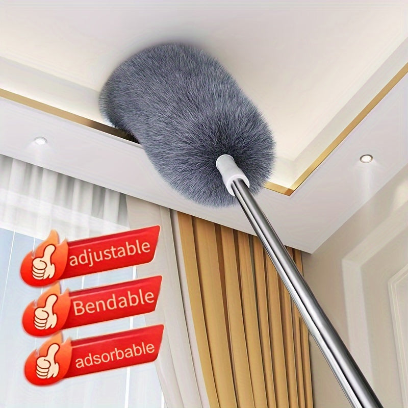 1PC Retractable Bendable Microfiber Duster