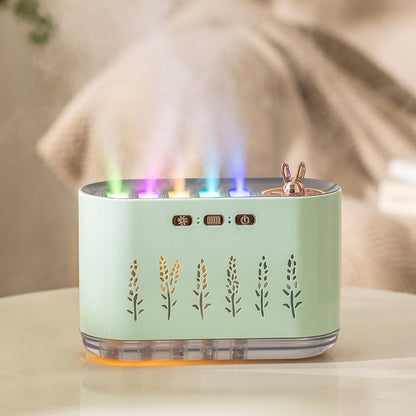 USB Rechargeable Aromatherapy Humidifier with 7-Color LED Lights
