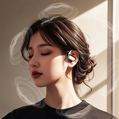 2026 True Wireless Open-Ear Earbuds – Bluetooth 5.4 TWS, HiFi Bass, HD Calls
