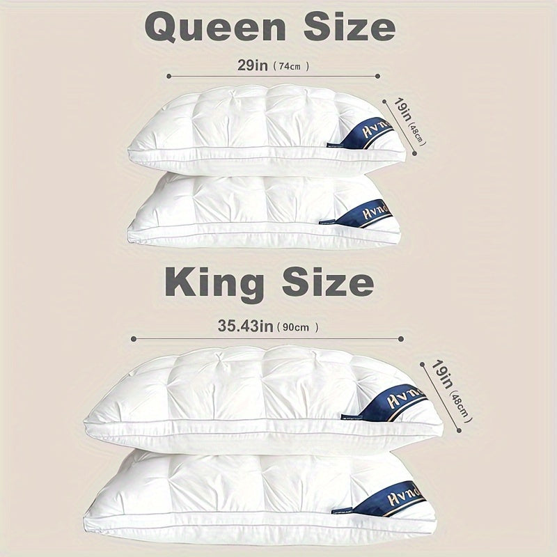 2pcs Luxury 5-Star Hotel Quality Pillows