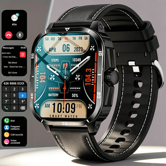 2026 Smart Watch for Men – Bluetooth Calling, Fitness Tracker