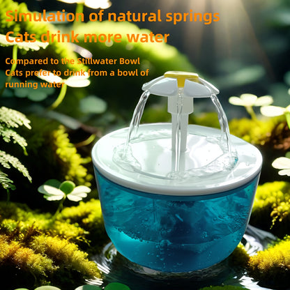 USB Cat Water Fountain, Automatic Pet Water Fountain with Circulating Filter