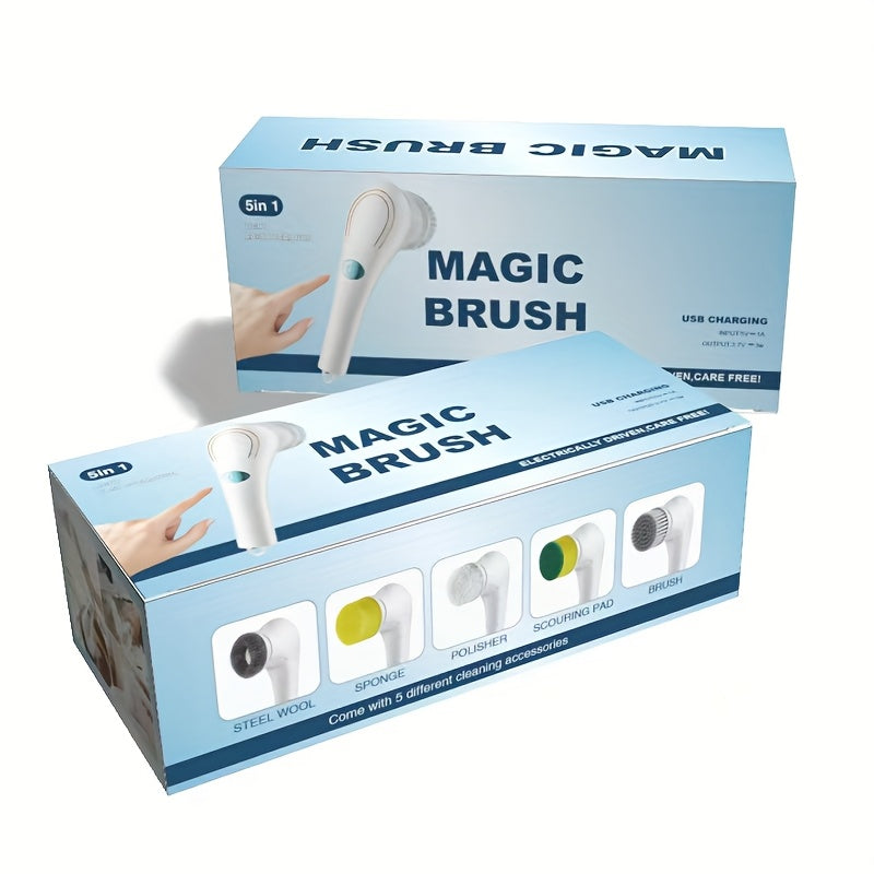 Electric Rotating Cleaning Brush – USB Rechargeable
