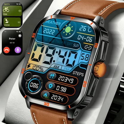 2026 New Smart Watch/Band Unisex - Wireless Call/Text/Multi-Sport