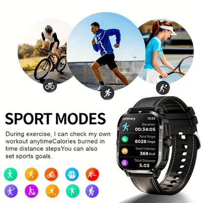 2026 New Smart Watch/Band Unisex - Wireless Call/Text/Multi-Sport