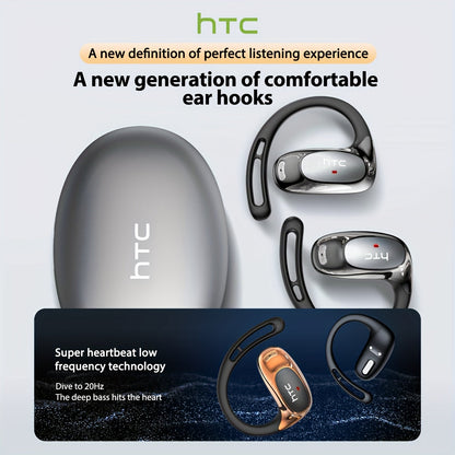 HTC NE35 AI Translation Earbuds – Open-Ear Wireless Headphones