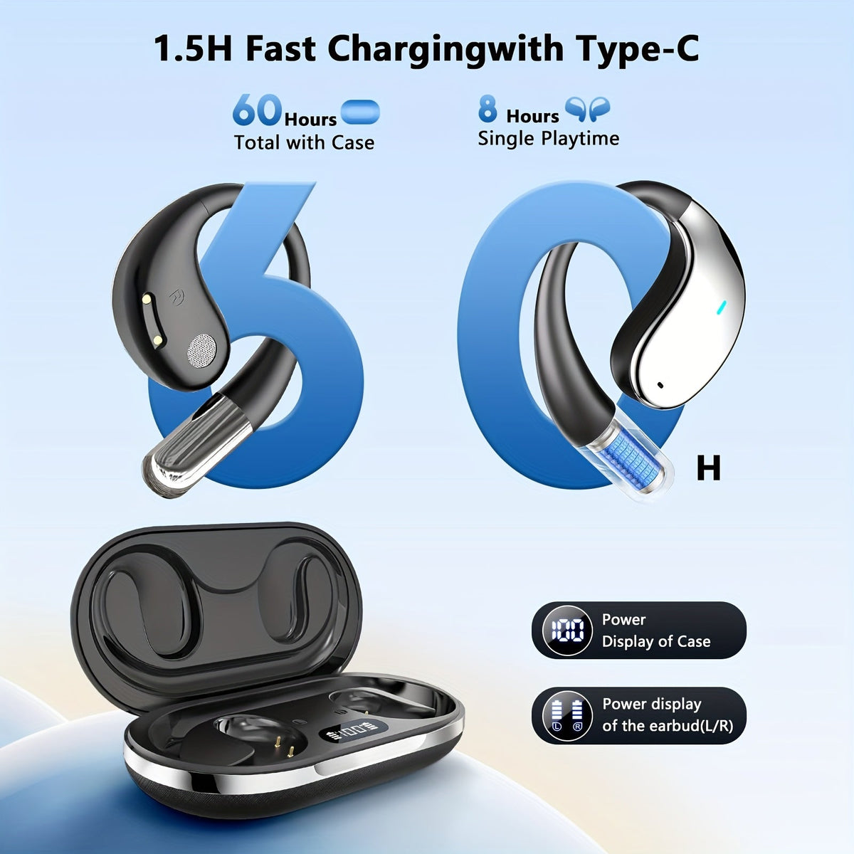 AI Language Translator Earbuds, 156 Languages & Accents, Real-Time 3-in-1 Translation