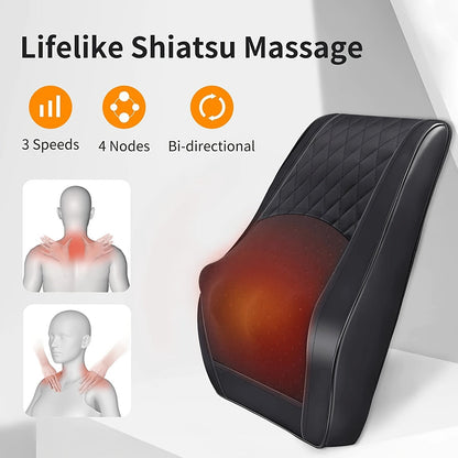 Shiatsu Neck & Shoulder Massager with Heat