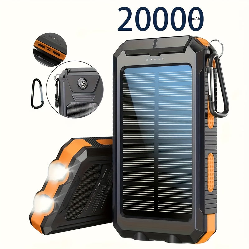 20000mAh Solar Power Bank