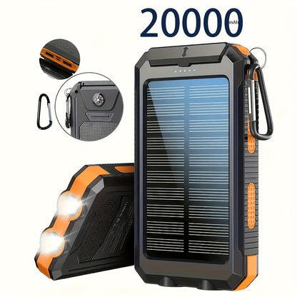 20000mAh Solar Power Bank