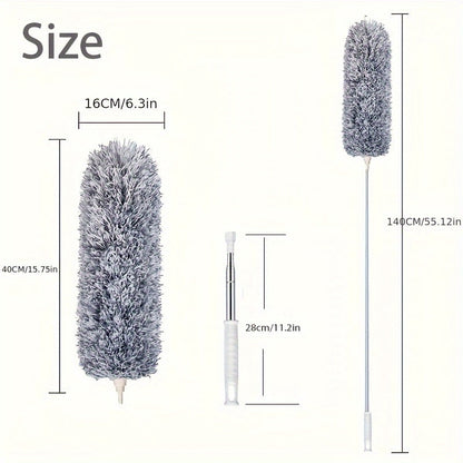 1PC Retractable Bendable Microfiber Duster