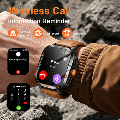 2026 New Smart Watch/Band Unisex - Wireless Call/Text/Multi-Sport