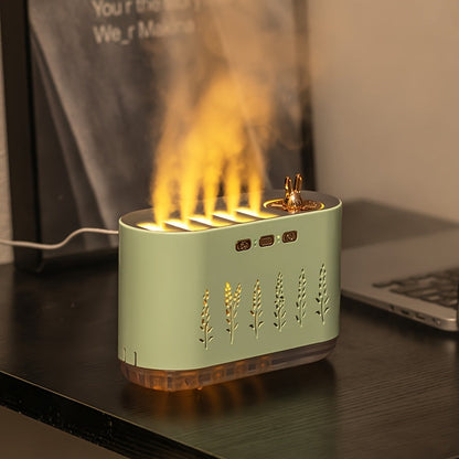 USB Rechargeable Aromatherapy Humidifier with 7-Color LED Lights