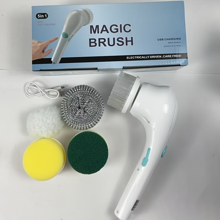 Electric Rotating Cleaning Brush – USB Rechargeable